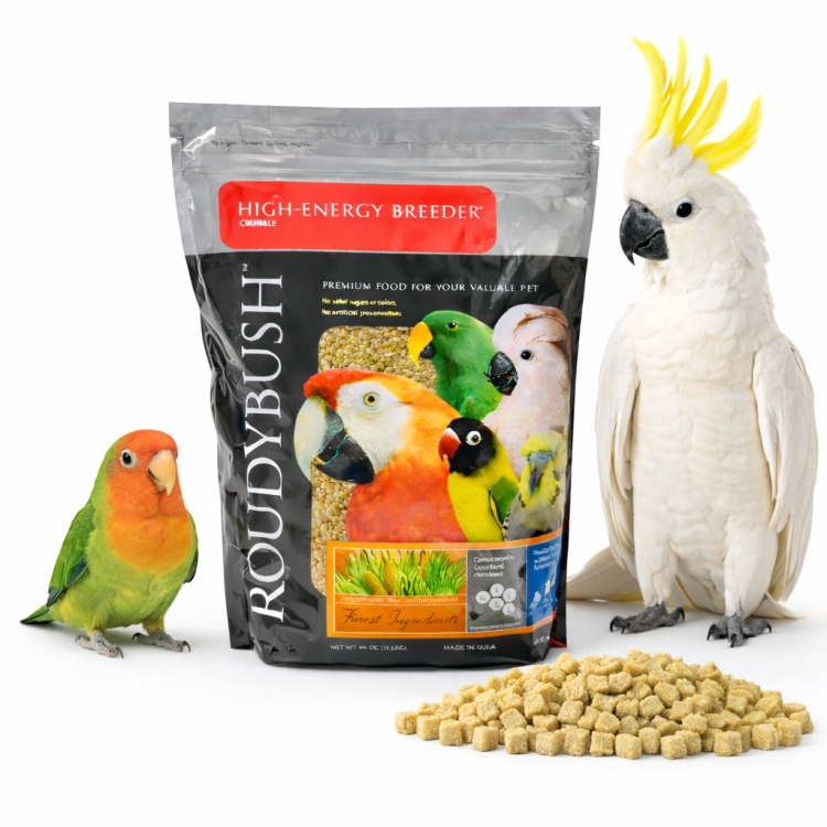 RoudyBush High Energy Breeder Small 1,25kg - granulat da dużych papug od ParrotPlanet.pl
