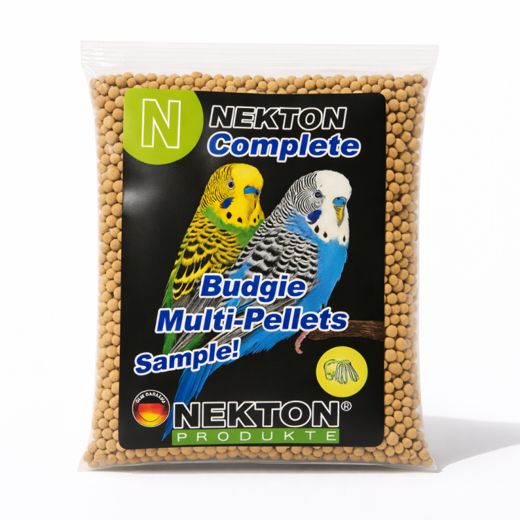 NEKTON Complete Budgie Multi-Pellets – Pełnowartościowy pokarm - granulat dla papużek falistych - Próbka od ParrotPlanet.pl