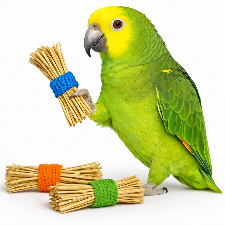 Potrójne Szaleństwo | zabawka dla wszystkich papug  od ParrotPlanet.pl