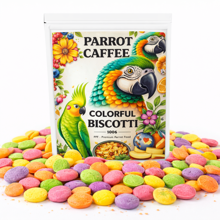 PARROT CAFFEE - Biscotti - biszkopciki dla wszystkich papug 100g  od ParrotPlanet.pl