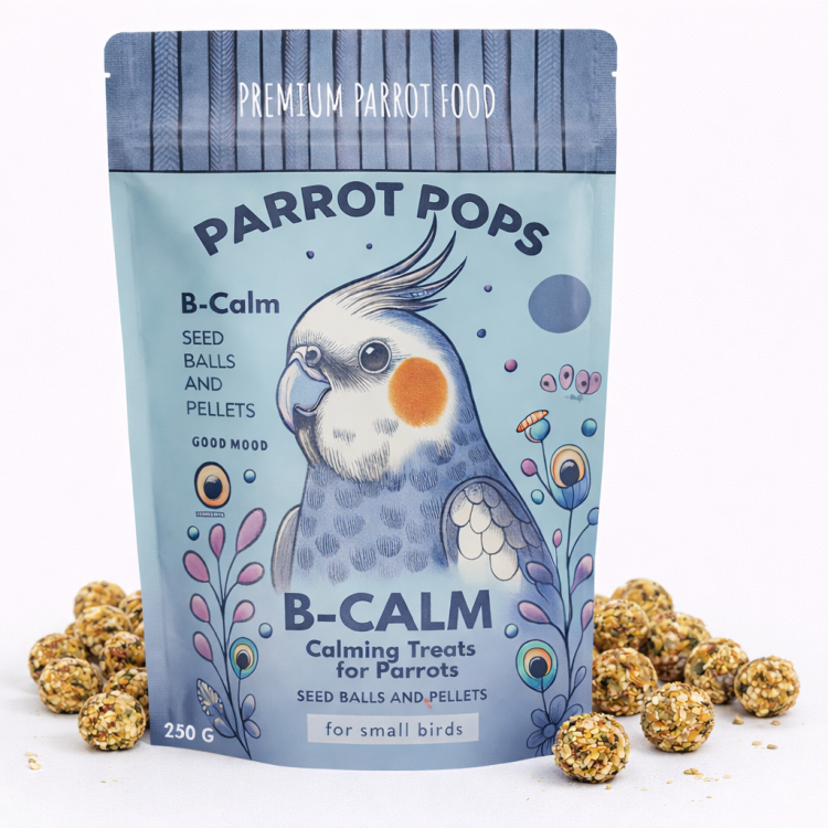 Parrot Pops B-Calm Small - Pokarm przywracający naturalną równowagę w kształcie kuleczek dla średnich i małych papug 250g od ParrotPlanet.pl
