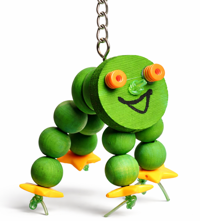 Kochany Robaczek - zabawka dla wszystkich papug od ParrotPlanet.pl