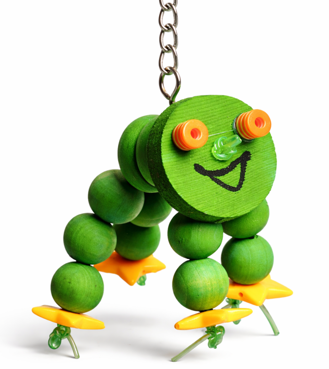 Kochany Robaczek - zabawka dla wszystkich papug od ParrotPlanet.pl