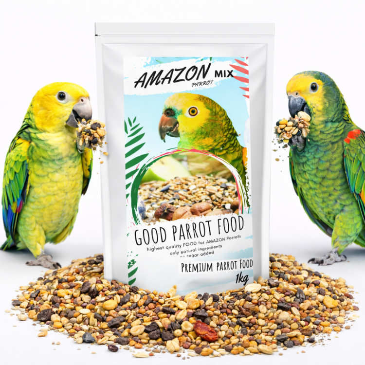 Premium Parrot Food- Amazon Parrot Mix -pokarm dla papug amazońskich 1kg od ParrotPlanet.pl