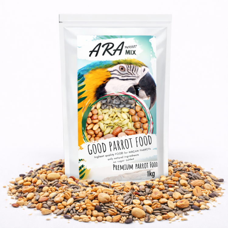 Premium Parrot Food- Ara Parrot Mix -pokarm dla ar i kakadu 1kg od ParrotPlanet.pl