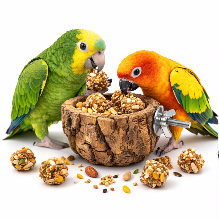 Miseczka Discovery Bowl - naturalna miska dla wszystkich papug  od ParrotPlanet.pl