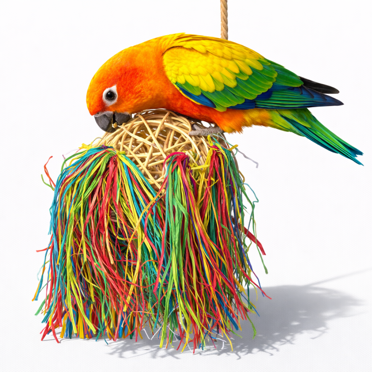 Hawajska Tancereczka - zabawka dla wszytskich PaPug od ParrotPlanet.pl