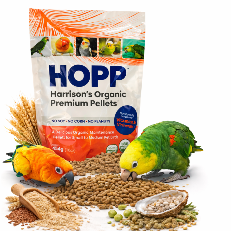 Harrison’s Organic Premium Pellets Adult Lifetime | Ekologiczne granulaty dla wszystkich papug 453g od ParrotPlanet.pl