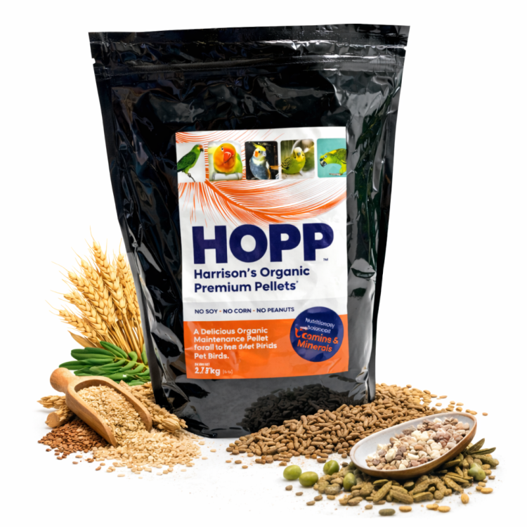Harrison’s Organic Premium Pellets Adult Lifetime | Ekologiczne granulaty dla wszystkich papug 2,27 kg od ParrotPlanet.pl