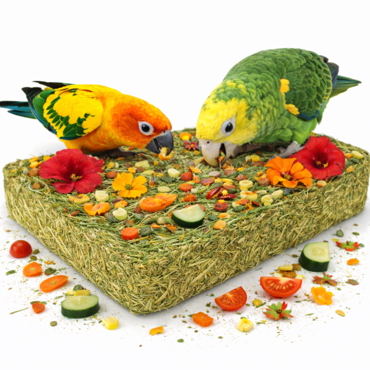Witaminowa Łąka ziołowa z warzywami - dla wszystkich papug 750g od ParrotPlanet.pl