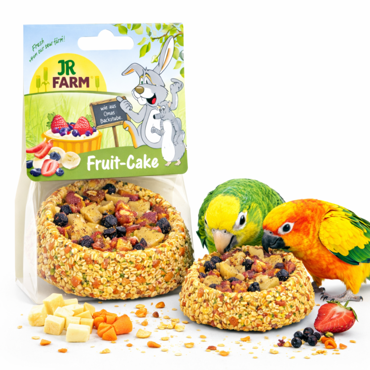 JR FARM Chrupiące Ciacho owocowe - dla wszystkich papug 80g  od ParrotPlanet.pl