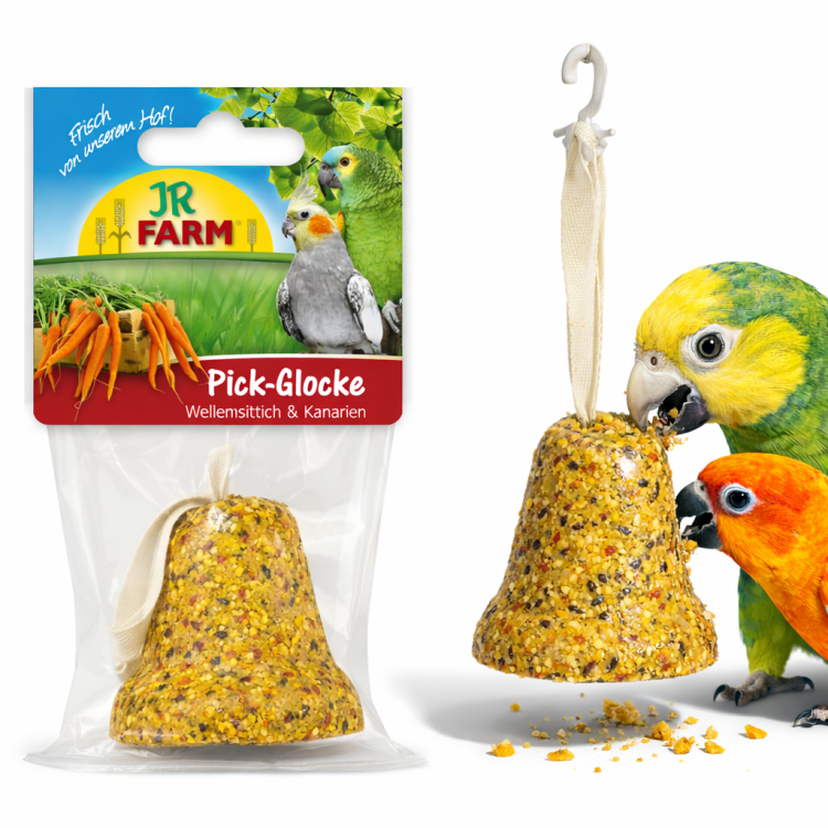 JR FARM Smakowity dzwonek - pyszna przekąska dla wszystkich papug 150 g od parrotplanet.pl
