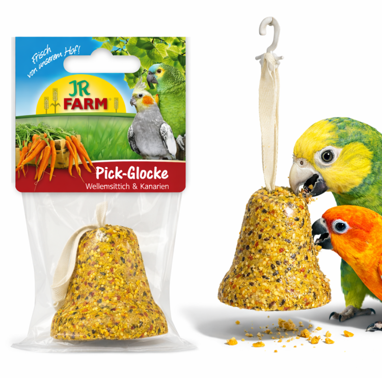 JR FARM Smakowity dzwonek - pyszna przekąska dla wszystkich papug 150 g od parrotplanet.pl