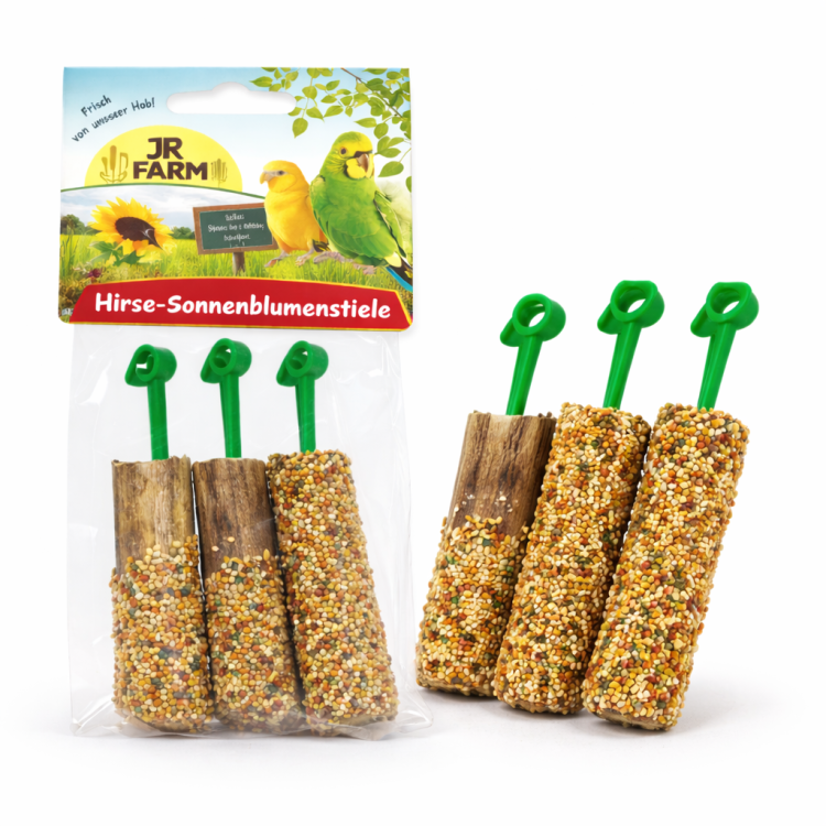 JR FARM Paluchy słonecznikowe dla papug nadziewane pysznym ziarnem 3szt od ParrotPlanet.pl