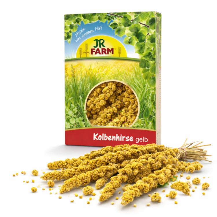 JR FARM Spray Millet Yellow- proso żółte w kłosach dla papug 1kg  od ParrotPlanet.pl