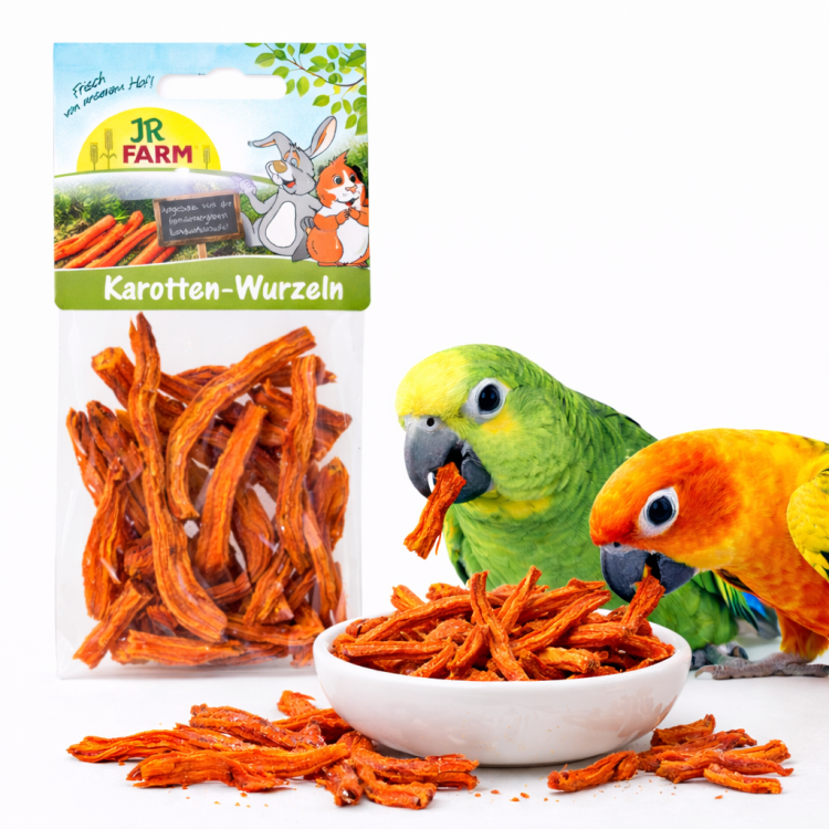 JR FARM zabawna marchewka dla wszystkich papug 50g od ParrotPlanet.pl
