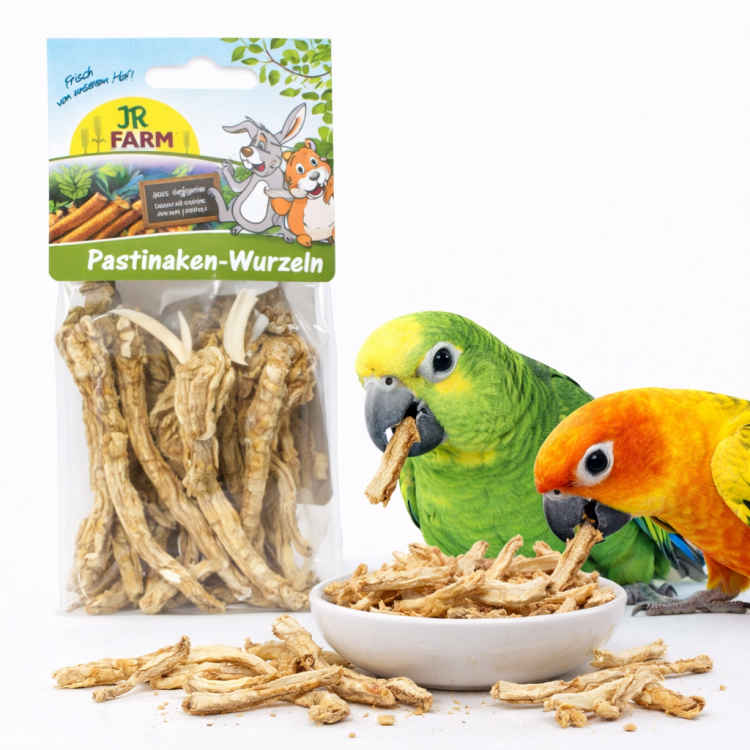 JR FARM korzenie pasternaku dla wszystkich papug 50g od ParrotPlanet.pl