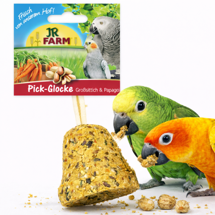 JR FARM Smakowity dzwonek - pyszna przekąska dla wszystkich większych papug 160 g od ParrotPlanet.pl