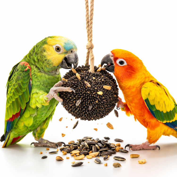 JR FARM słonecznik na sznurku - czyli zdrowa przekąska dla wszystkich papug 30g od ParrotPlanet.pl