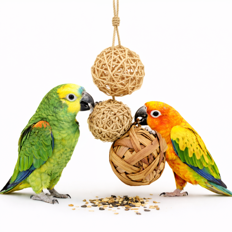 JR FARM Trio Balls  -  zabawka dla wszystkich papug od ParrotPlanet.pl