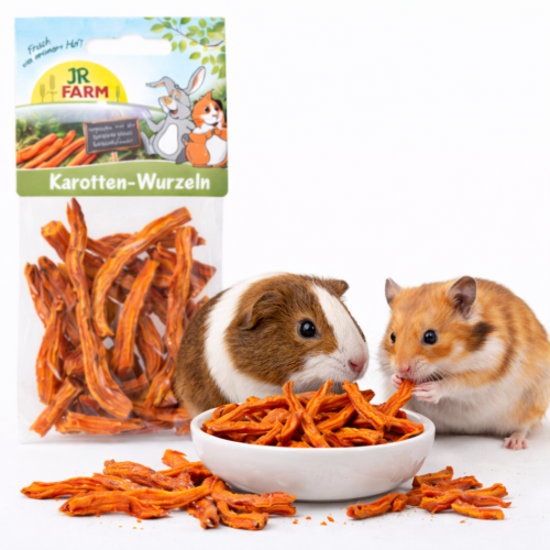 JR FARM Suszona Marchew naturalny korzeń dla królików i gryzoni od ParrotPlanet.pl