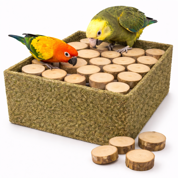 JR FARM Prawdziwy Las - Naturalna skrzynka do żerowania dla wszystkich papug 150g  od ParrotPlanet.pl