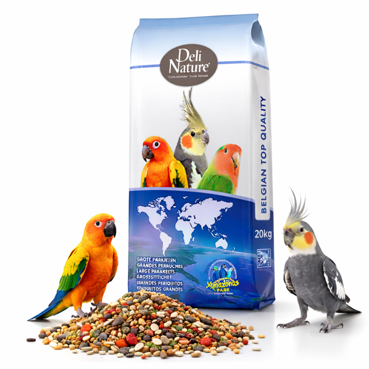Deli Nature 69 - Mieszaka ze słonecznikiem dla Nimf i wszystkich średnich PaPug 20kg od ParrotPlanet.pl