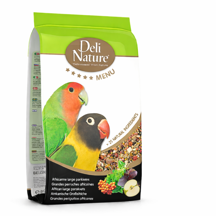 Deli Nature African Parakeet 800g - pokarm dla średnich papug afrykańskich od ParrotPlanet.pl