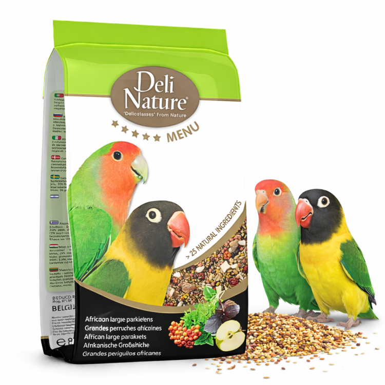 Deli Nature African Parakeet 800g - pokarm dla średnich papug afrykańskich od ParrotPlanet.pl