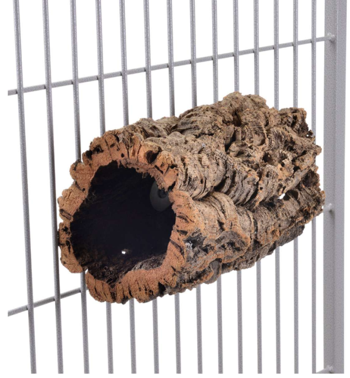 Naturalna żerdź, lub jaskinia z kory drewna rozmiar MINI - dla małych papug od ParrotPlanet.pl