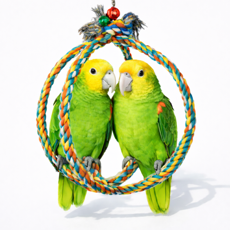 Huśtawka Planeta Papug - dla średnich i większych papug  od ParrotPlanet.pl