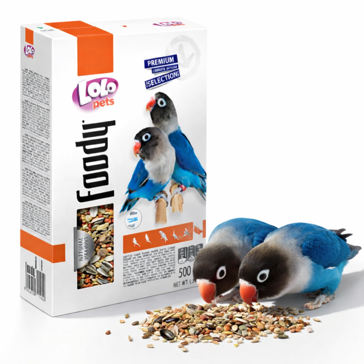 OUTLET LoLo Pets FOODY PREMIUM 500 g pokarm dla NIEROZŁĄCZEK od ParrotPlanet.pl