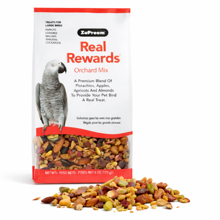 ZuPreem Real Rewards Orchard Mix 170 g | Owocowo-orzechowe smakołyki dla dużych papug od ParrotPlanet.pl