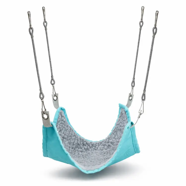 BLUE OCEAN | Hamak, namiot, jaskinia 18 × 18 cm – zawieszane legowisko dla papug od ParrotPlanet.pl