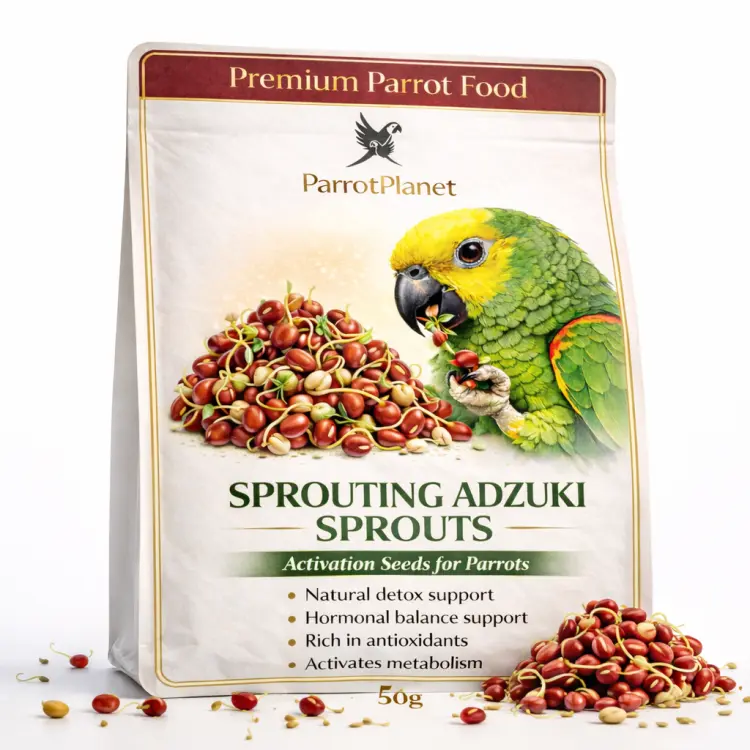 Premium Parrot Food | Fasola Adzuki | Nasiona na Kiełki | dla Papug 50g od ParrotPlanet.pl