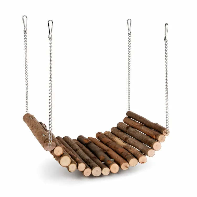 Drewniany most wiszący dla papug 17 x 28 cm  od ParrotPlanet.pl