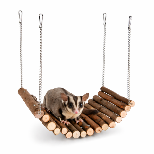 Drewniany most wiszący dla papug 17 x 28 cm  od ParrotPlanet.pl