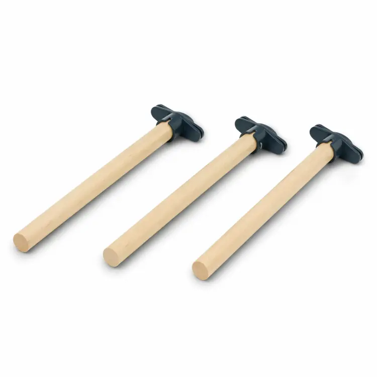 Komplet 3 naturalnych żerdzi drewnianych dla małych papug 18 cm od ParrotPlanet.pl