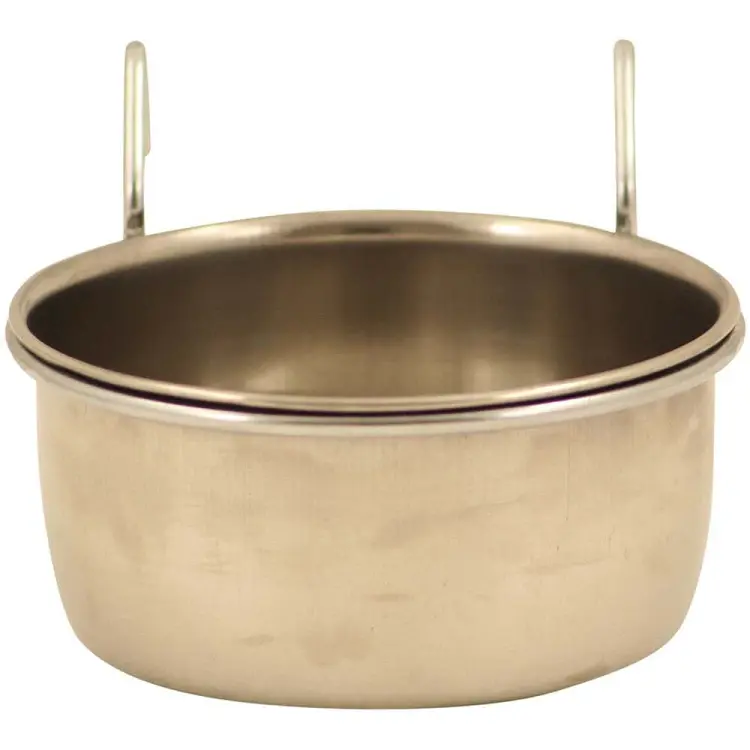 Miseczka metalowa dla papug ze stali nierdzewnej S wieszana - 300ml  od ParrotPlanet.pl