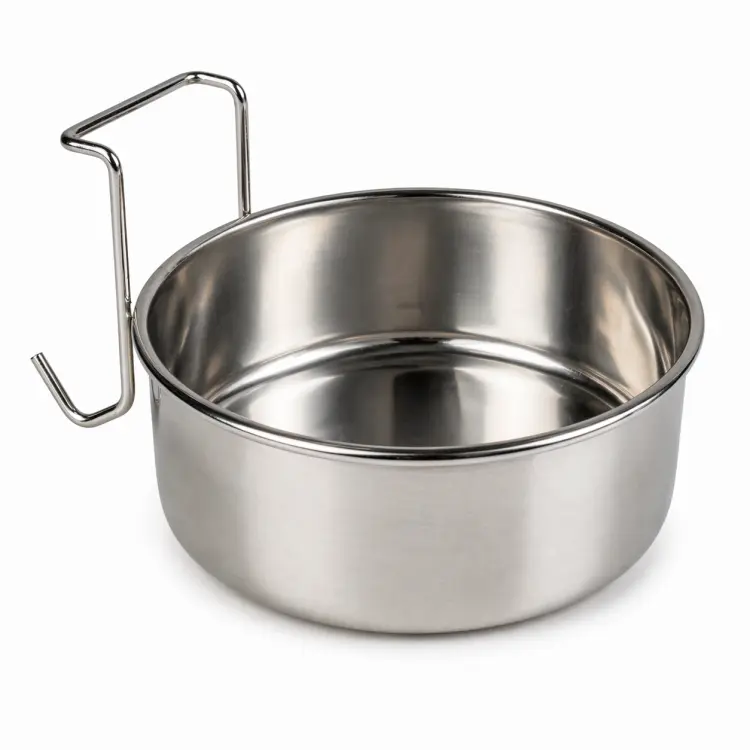 DUVO+ Miska Zawieszana dla Papug M 590 ml | 12 cm | Praktyczna miseczka do klatki od ParrotPlanet.pl