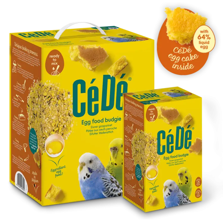 CéDé EGG FOOD Budgie 1kg / Pokarm jajeczny dla małych papug od ParrotPlanet.pl