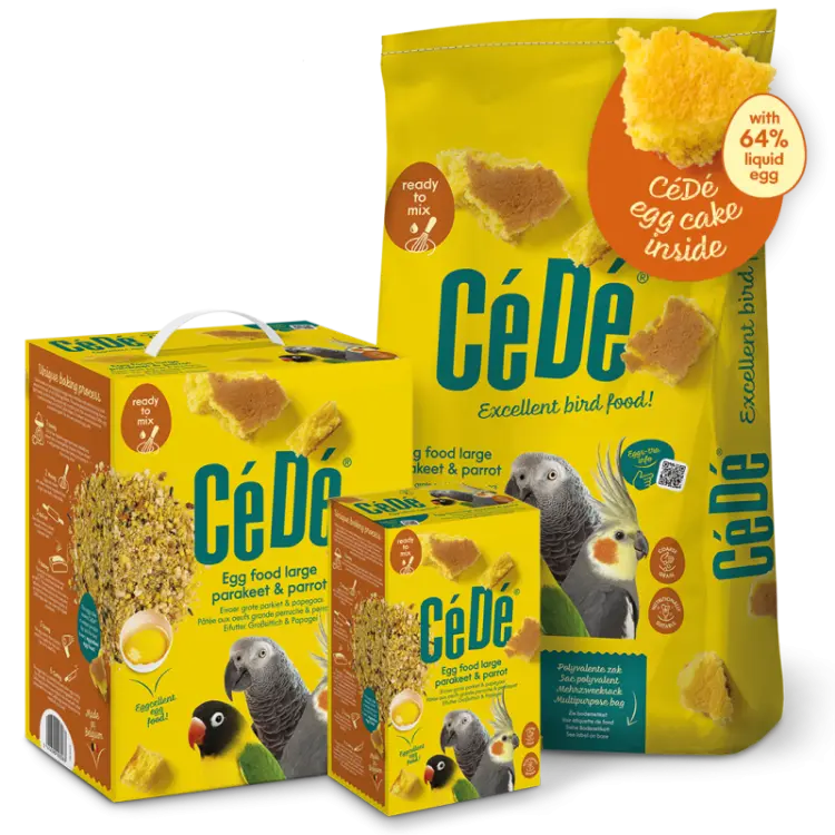 CéDé Egg Food Large Parakeet & Parrot 5 kg | Pokarm jajeczny dla średnich i dużych papug od ParrotPlanet.pl