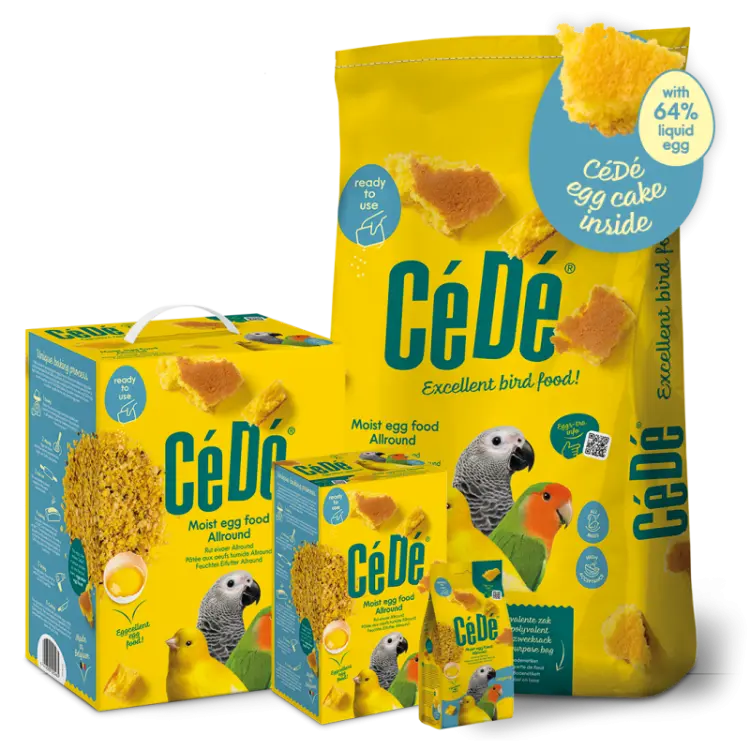 CéDé EGG FOOD MOIST ALLROUND 5 kg Wilgotny pokarm jajeczny dla ptaków ozdobnych  od ParrotPlanet.pl