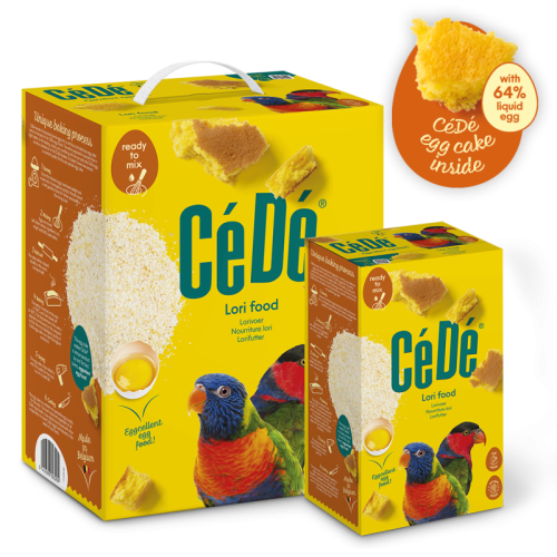CéDé Lori Food 1 kg | Pełnoporcjowy pokarm dla lor, lorys i papug wiszących od ParrotPlanet.pl