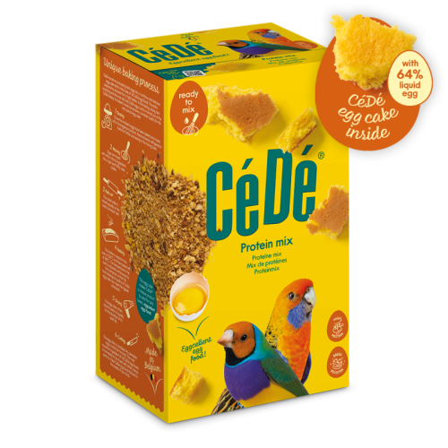 CéDé Protein Mix 1 kg | Wysokobiałkowy dodatek do karmy dla ptaków i papug od ParrotPlanet.pl