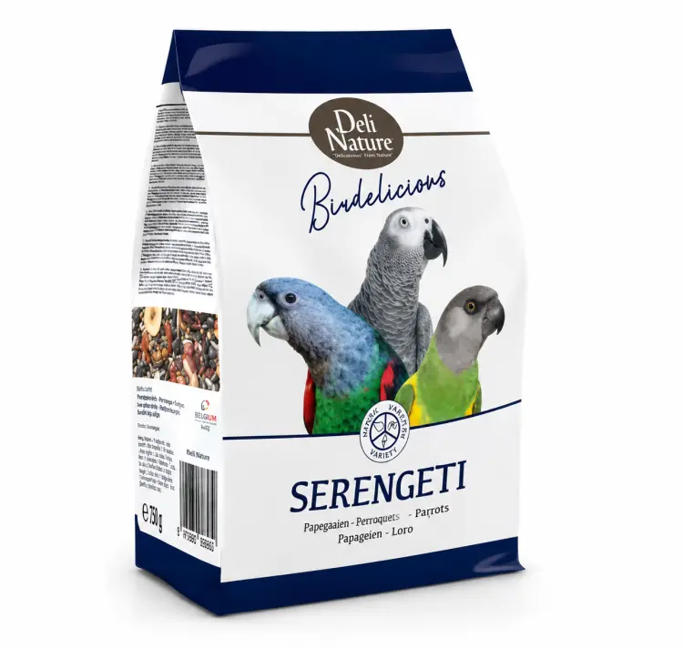 Deli Nature BirDelicious Serengeti 750 g | Mieszanka dla dużych papug afrykańskich - żako, rudosterki, inne od ParrotPlanet.pl