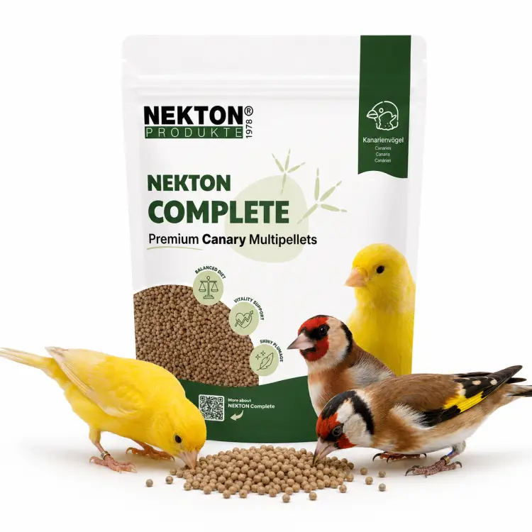 NEKTON Complete Canary Multi-Pellets 1 kg – Zbilansowany pokarm - Granulat dla kanarków od ParrotPlanet.pl
