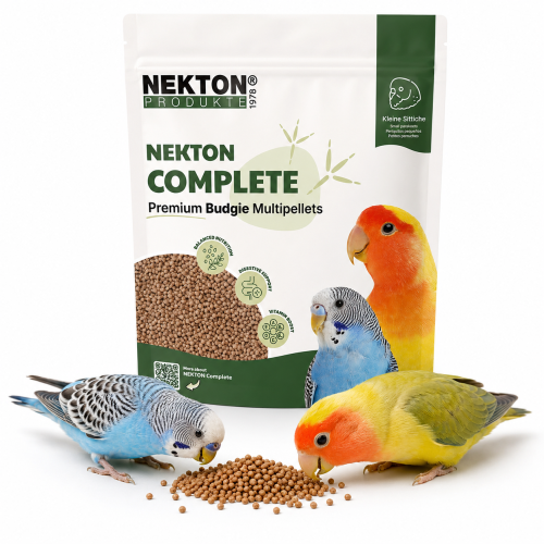 NEKTON Complete Budgie Multi-Pellets 1kg – Pełnowartościowy pokarm - granulat dla papużek falistych - 1kg od ParrotPlanet.pl