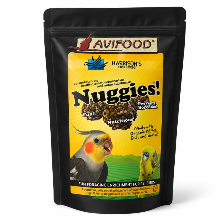 Harrison’s Nuggies 196 g – zdrowa nagroda i przysmak treningowy dla papug od ParrotPlanet.pl