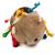 Coco Stack – wisząca zabawka z kokosa i drewna dla papug 13 × 40 cm od ParrotPlanet